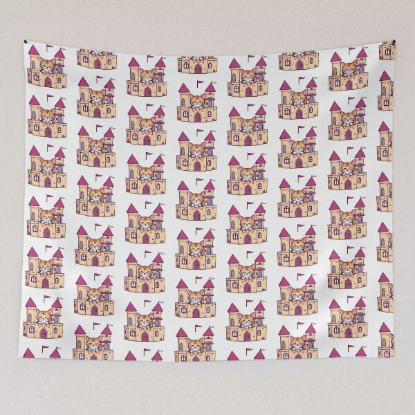 Item preview, Cozy Cat Cardboard Box Fort Pixel Sticker designed and sold by One More Run.
