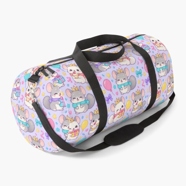 Item preview, Cute Kawaii Chinchilla Birthday Party Pastel Pattern designed and sold by Soft Berry Studio.