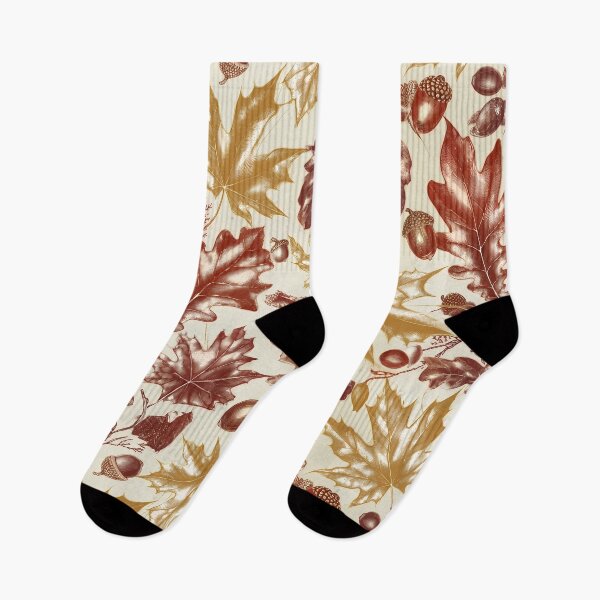 Item preview, Autumn Fall Leaves Maple & Oak Seamless Pattern 13 designed and sold by The Design Asset Station.