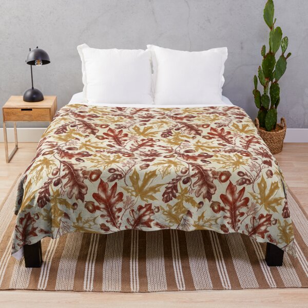 Item preview, Autumn Fall Leaves Maple & Oak Seamless Pattern 13 designed and sold by The Design Asset Station.