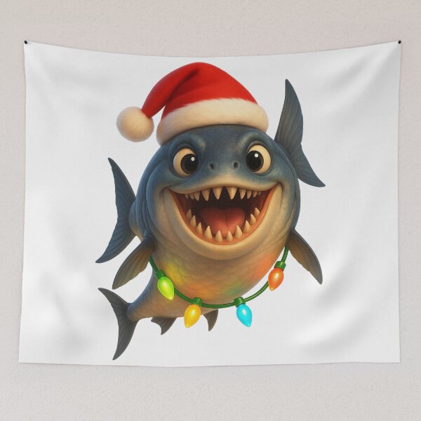 Item preview, Fierce Xiphactinus Christmas designed and sold by Sillytoe.
