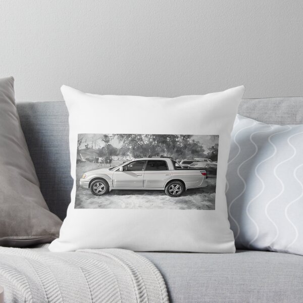 Item preview, White Subaru Baja Turbo X Illustration with Rugged Off-Road Style designed and sold by duende123456.