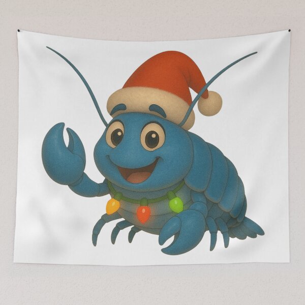 Item preview, Cheerful Yabby Christmas designed and sold by Sillytoe.