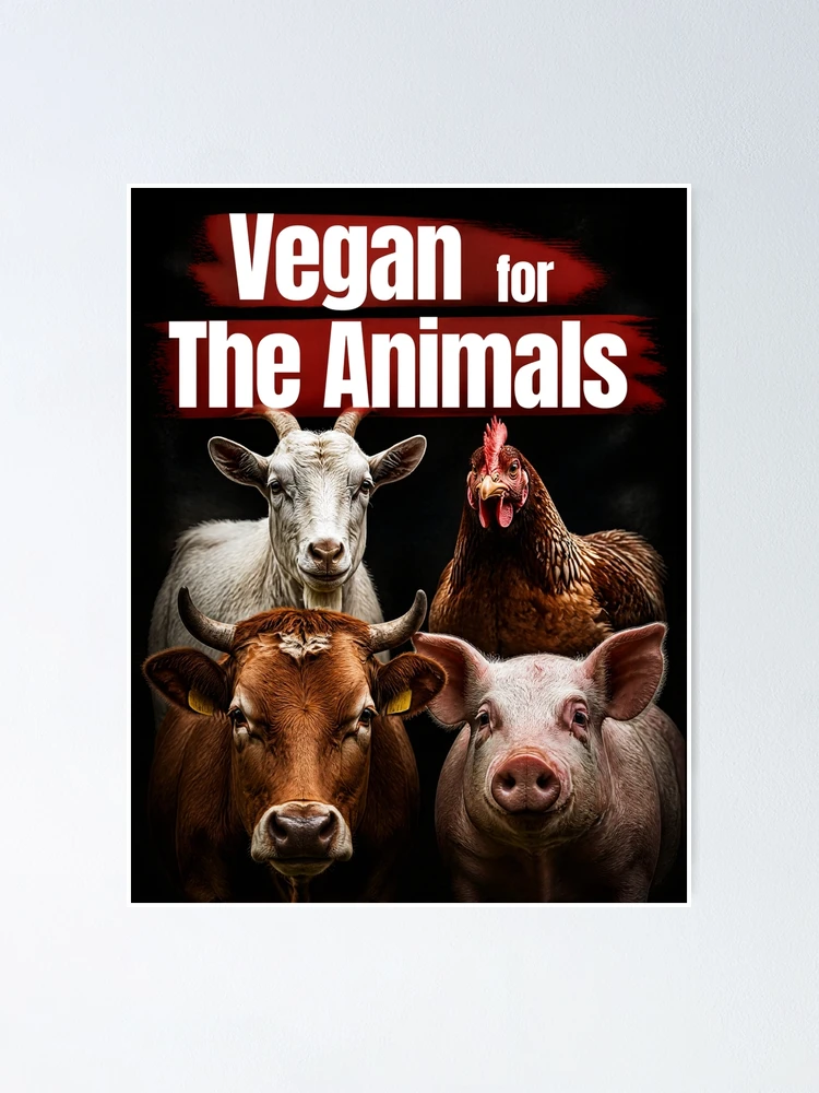 Thumbnail 1 of 3, Poster, Animal Rights designed and sold by VoiceForAnimals.