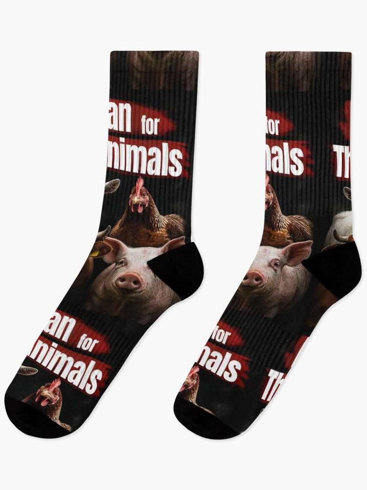 Thumbnail 1 of 5, Socks, Animal Rights designed and sold by VoiceForAnimals.