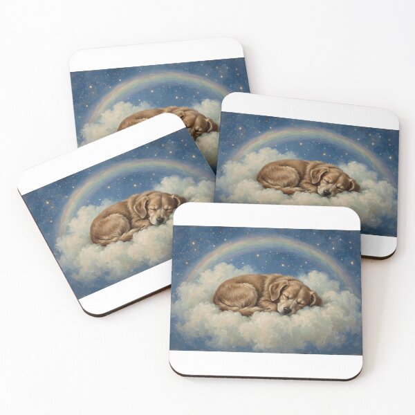 Item preview, Vintage Rainbow Bridge Dog designed and sold by Planning with Brendan.