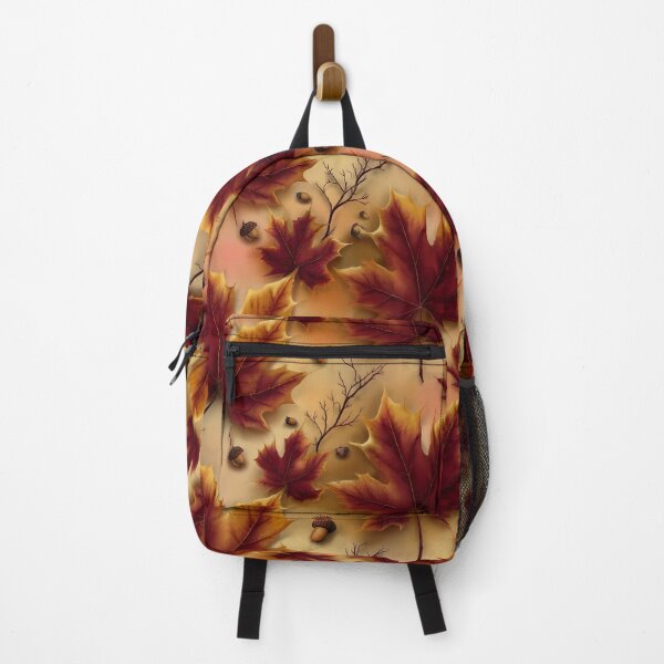 Item preview, Autumn Fall Leaves Maple & Oak Seamless Pattern 17 designed and sold by The Design Asset Station.