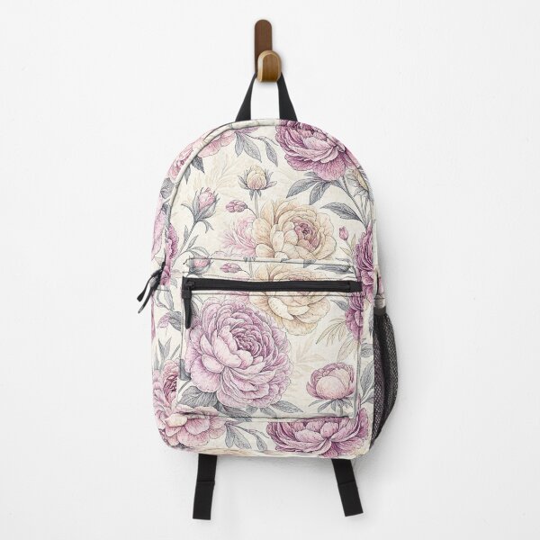 Item preview, Vintage Blush Pink Peony Floral Pattern designed and sold by Storybook Botanica.