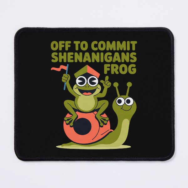 Item preview, Off to Commit Shenanigans Frog Funny Medieval Meme designed and sold by Endless7Art.