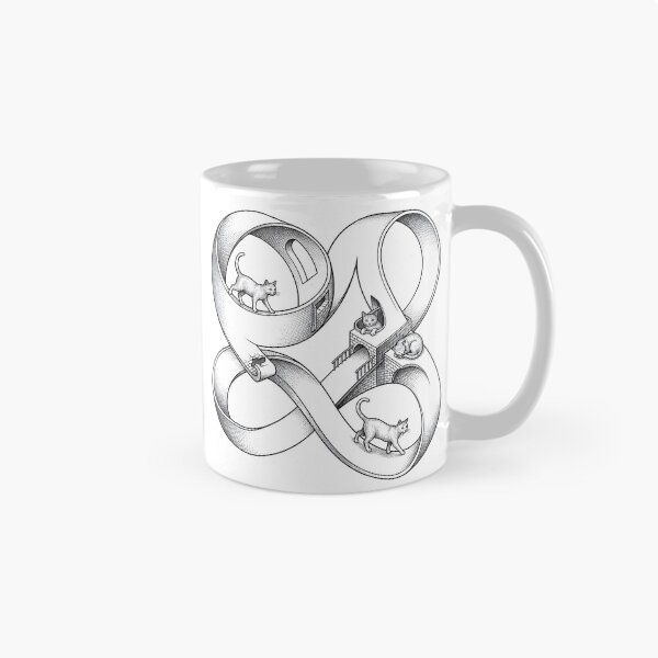 Item preview, Impossible Architecture Cats Optical Illusion Escher Style designed and sold by Sybille-Yates.