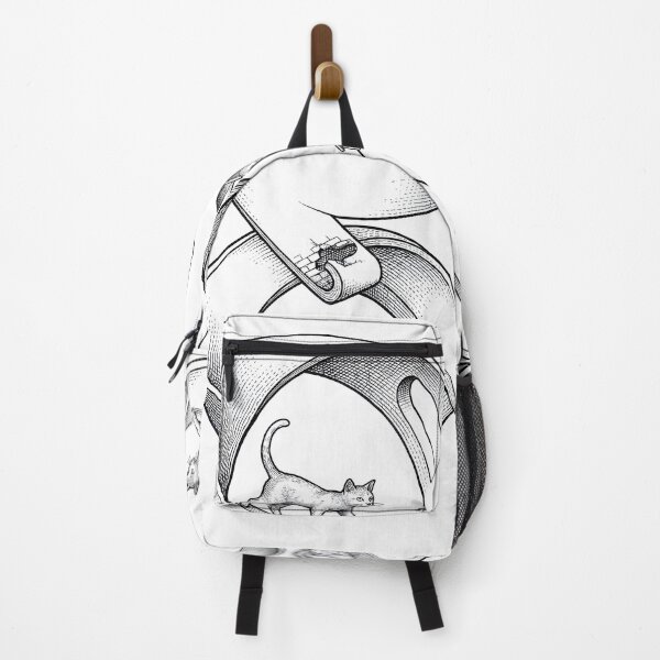 Item preview, Impossible Architecture Cats Optical Illusion Escher Style designed and sold by Sybille-Yates.