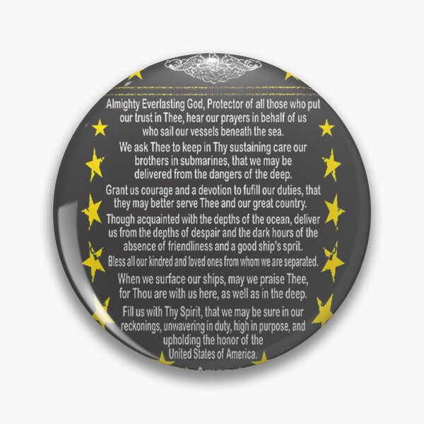 Item preview, Submariner Prayer Nautical Marine Design for Ocean Enthusiasts designed and sold by DRAKEN-SHOP.