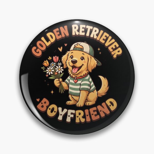 Item preview, Golden Retriever Boyfriend Vintage Dog T-Shirt designed and sold by DesignArtique.
