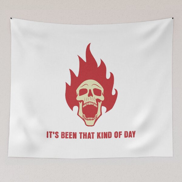 Item preview, It's been that kind of day!  (head on fire funny design) designed and sold by lovewhatyoudo.