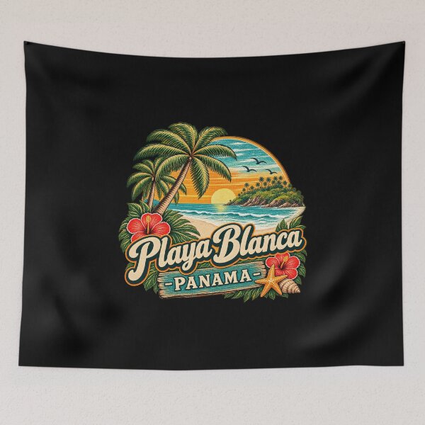 Item preview, This is a tropical beach design for Playa Blanca, Panama designed and sold by RBBeachDesigns.