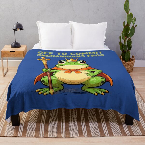 Item preview, Off to Commit Shenanigans Frog designed and sold by Endless7Art.