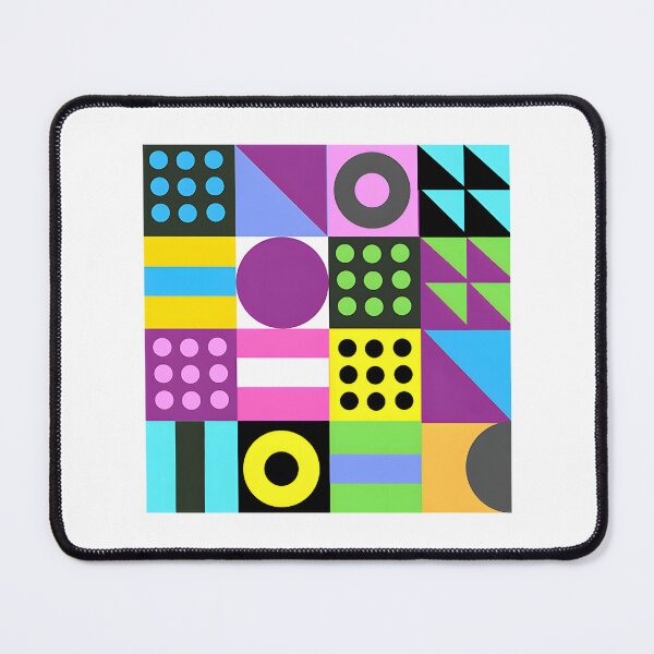 Item preview, Abstract Neo Geo Pattern Design with Bold Geometric Shapes and Vibrant Colors designed and sold by Dryce.