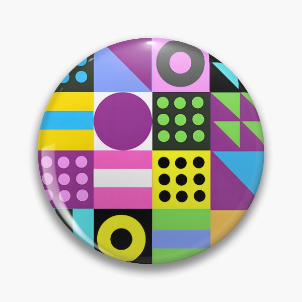 Item preview, Abstract Neo Geo Pattern Design with Bold Geometric Shapes and Vibrant Colors designed and sold by Dryce.