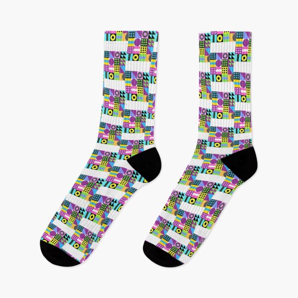 Item preview, Abstract Neo Geo Pattern Design with Bold Geometric Shapes and Vibrant Colors designed and sold by Dryce.