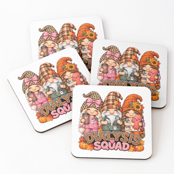 Item preview, Dialysis Squad Gnome Nurse Thanksgiving Pumpkin Fall  designed and sold by WeirdlyMild.
