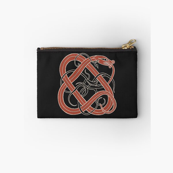 Item preview, Jormungandr – Urnes Style Midgard Serpent Runestone Art designed and sold by Odd World.