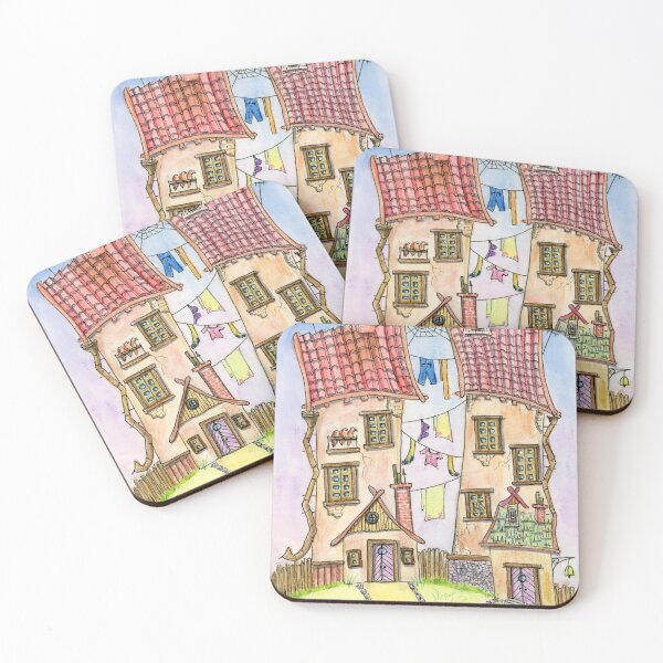 Item preview, Two Houses designed and sold by BorisArtShop.