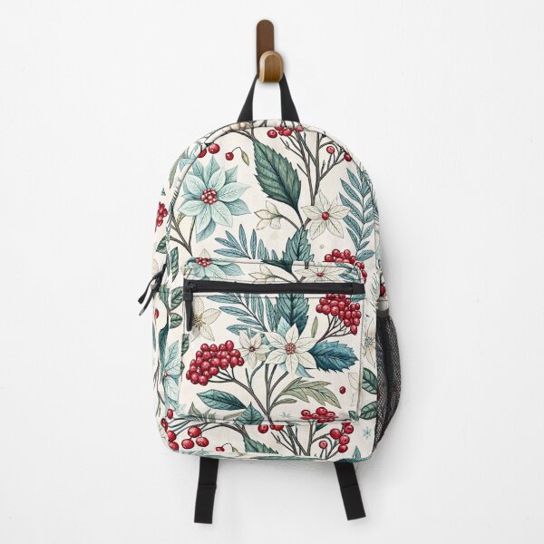Item preview, Winter Red Berry Botanical Floral Pattern designed and sold by Storybook Botanica.