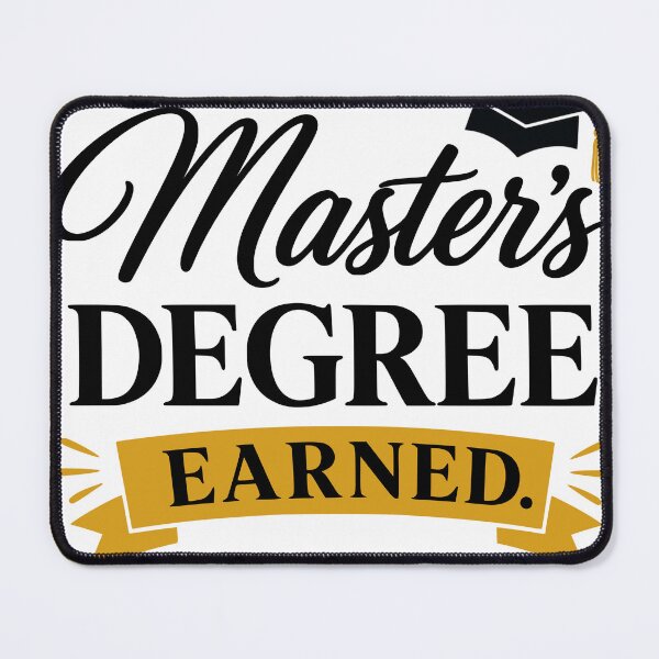 Item preview, Master's Degree Earned | Funny Master's Graduation Gift | Postgraduate Achievement | College Milestone designed and sold by TeeVerse27.