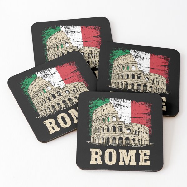 Item preview, Rome Italy Colosseum Vintage Distressed Italian Flag designed and sold by Dmetalx Art Apparel.