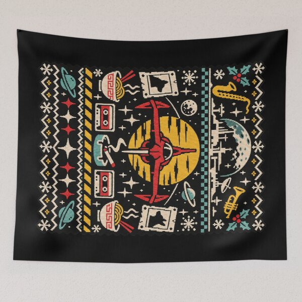 Item preview, Cowboy Bebop Space Jazz Ugly Christmas Sweater designed and sold by Gabriela Mihai.