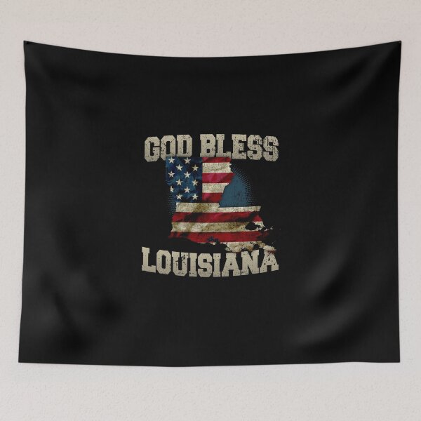 Item preview, God Bless Louisiana Gift Proud Strong Awesome Design Gift designed and sold by djpraxis.