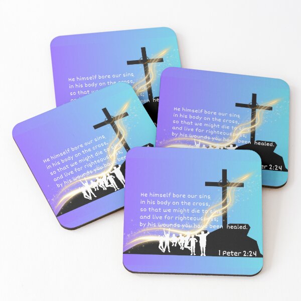 Item preview, He Himself Bore Our Sins 1 Peter 2:24 designed and sold by Boy and Belugee Studio.