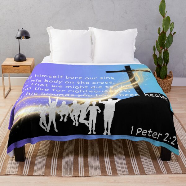 Item preview, He Himself Bore Our Sins 1 Peter 2:24 designed and sold by Boy and Belugee Studio.