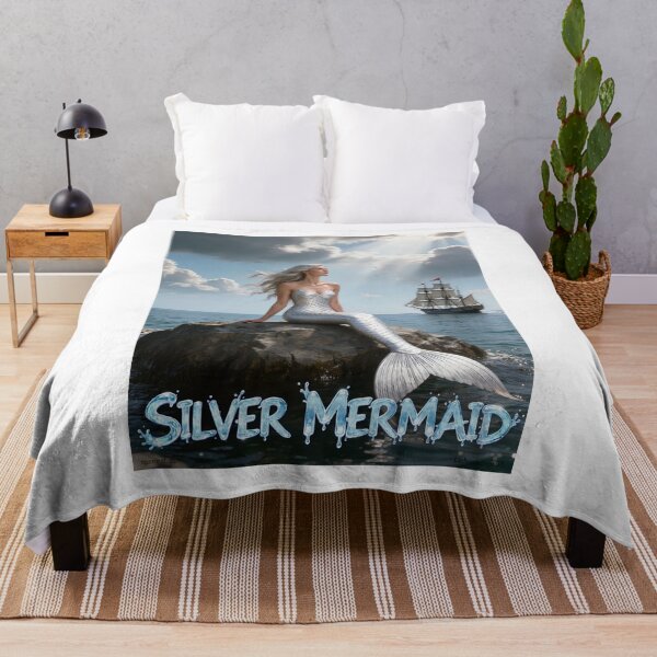Item preview, The Silver Mermaid Print designed and sold by Lichentroupe63.