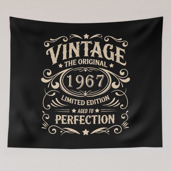 Item preview, Vintage Born in 1967 Aged to Perfection 60th Birthday Party designed and sold by Alexaltay.