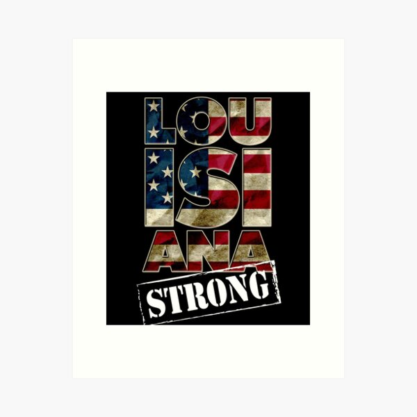 Item preview, Louisiana Gift Born And Raised Strong Awesome Design Gift America designed and sold by djpraxis.