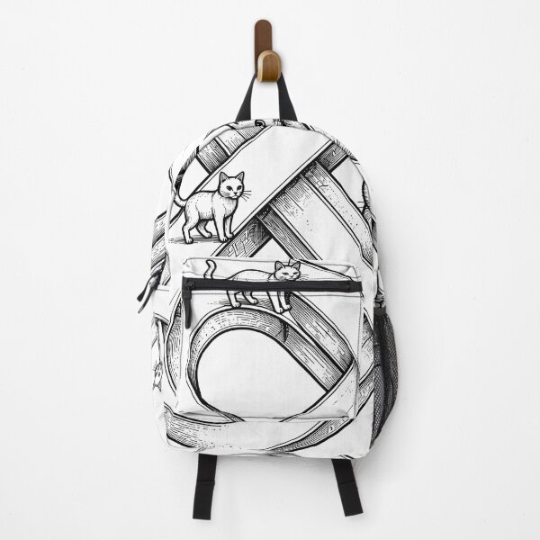 Item preview, Impossible Architecture Cats Optical Illusion Escher Style designed and sold by Sybille-Yates.