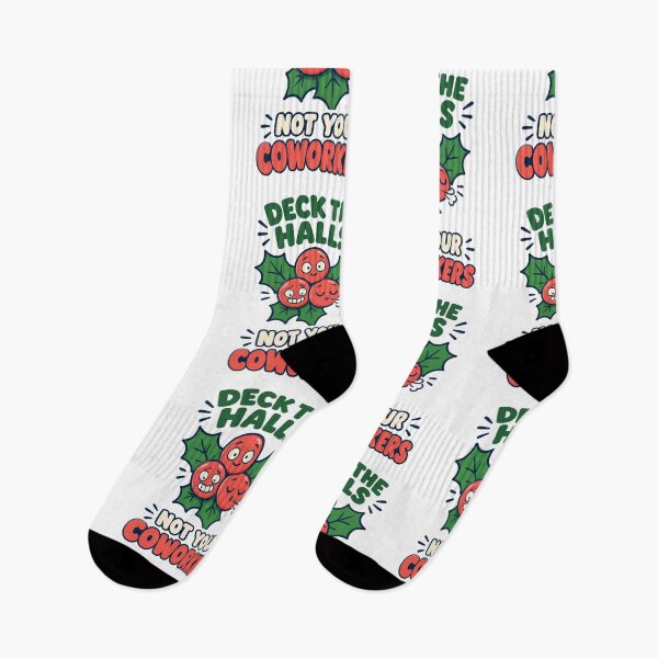 Item preview, Deck The Hall Not Your Coworkers Funny Office Christmas designed and sold by GiggleDropCo.