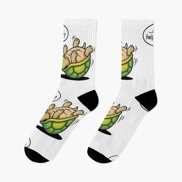 Item preview, Turtle Flipped On Back A Little Help Here designed and sold by DariaDoodleArt.