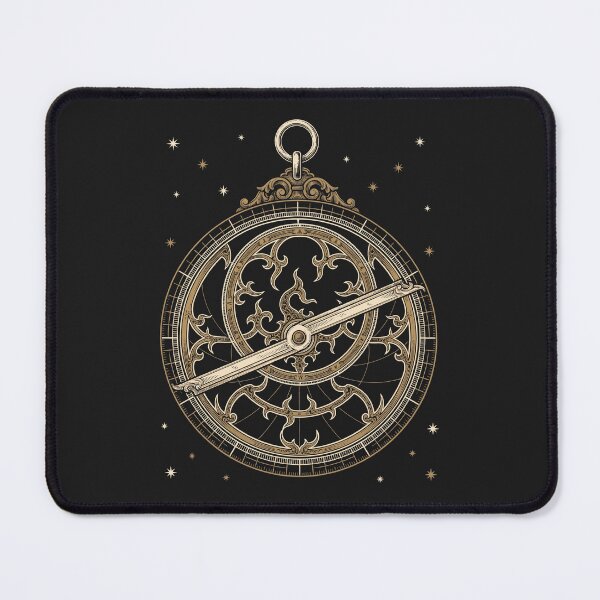 Item preview, Medieval Astrolabe – Vintage Celestial Engraving designed and sold by Odd World.