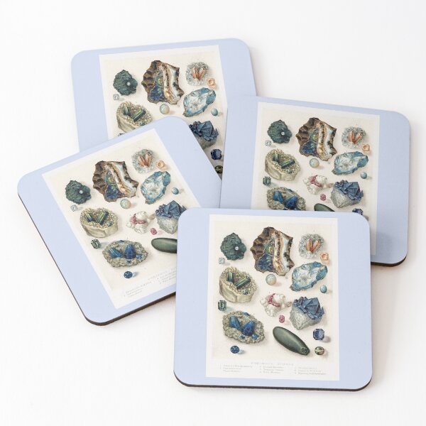 Item preview, Vintage Precious Stones Illustration designed and sold by Mermaid's Treasure.