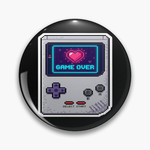 Item preview, Retro 8 Bit Pixel Art Handheld Console Gamer Nostalgia designed and sold by PozivoPlus.