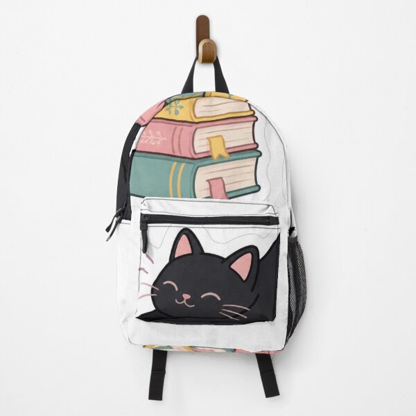 Item preview, Cat and books designed and sold by emmeshop98.