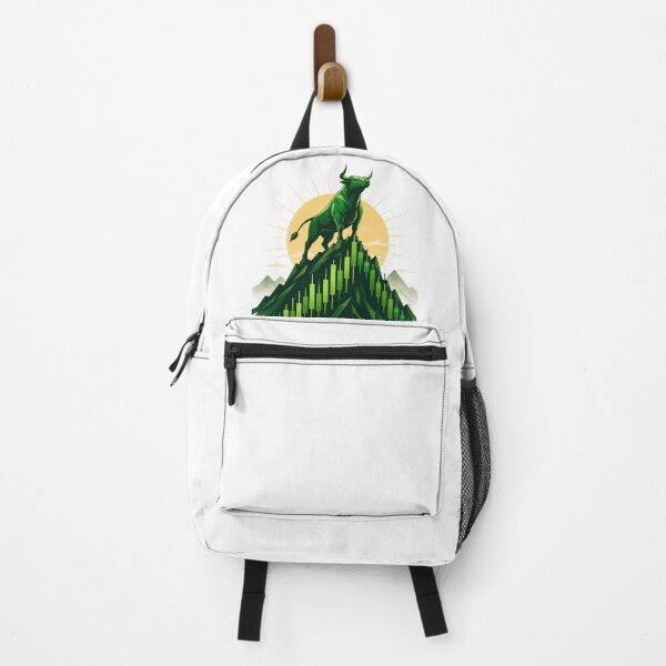 Item preview, Bull Standing On Candlestick Mountain Premium Bull Market Design designed and sold by TommyArt94.