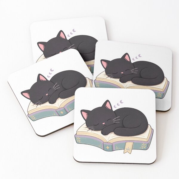 Item preview, Cat and books  designed and sold by emmeshop98.