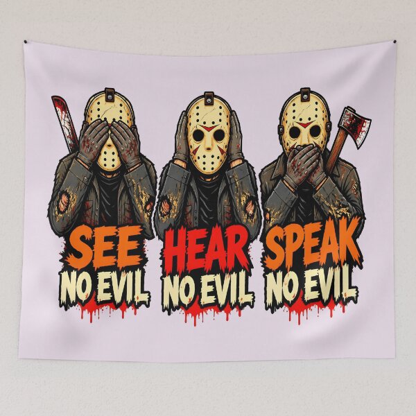 Item preview, JASON VOORHEES SEE NO EVIL DESIGN 2 designed and sold by DigitalandPhoto.