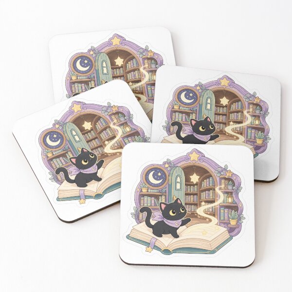 Item preview, Cat and books  designed and sold by emmeshop98.