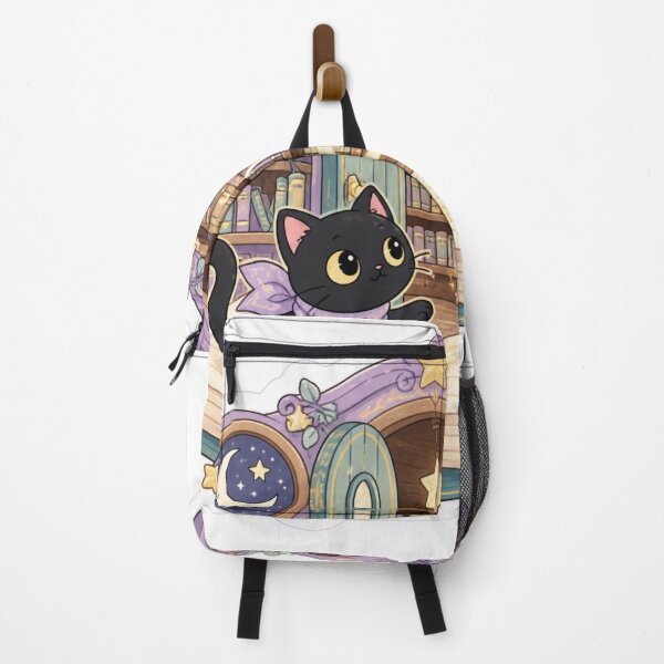 Item preview, Cat and books designed and sold by emmeshop98.