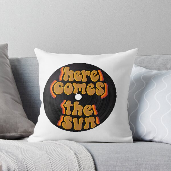 Item preview, Here Comes the Sun Vinyl Record Design with Retro Sun and Music Theme designed and sold by anis derradji.