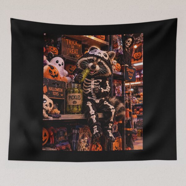 Item preview, The Pickle Skeleton – Raccoon’s Halloween Adventure. designed and sold by Dinasshop.